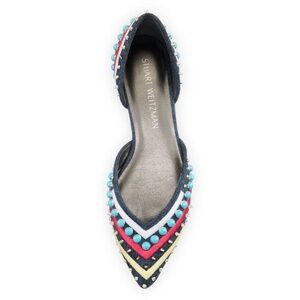 Stuart Weitzman pointed-toe d'Orsay‎ flats